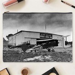 Omaha Airfield Airplain Hangar Cosmetic Bag (xxxl)  by Nexatart