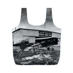 Omaha Airfield Airplain Hangar Full Print Recycle Bags (m)  by Nexatart