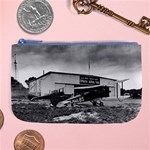 Omaha Airfield Airplain Hangar Large Coin Purse Front