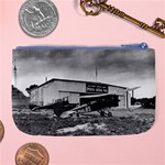 Omaha Airfield Airplain Hangar Large Coin Purse Back