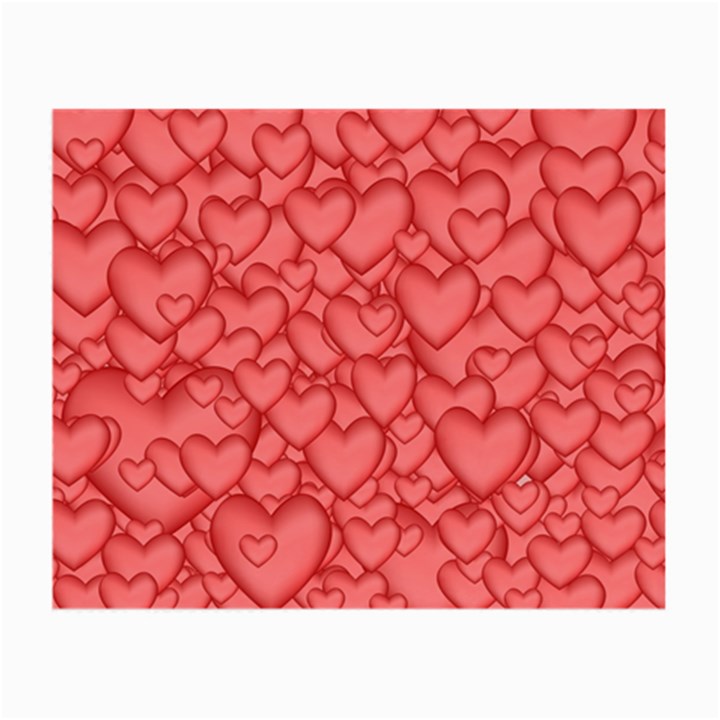 Background Hearts Love Small Glasses Cloth