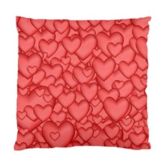 Background Hearts Love Standard Cushion Case (two Sides) by Nexatart