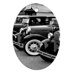 Vehicle Car Transportation Vintage Ornament (oval) by Nexatart