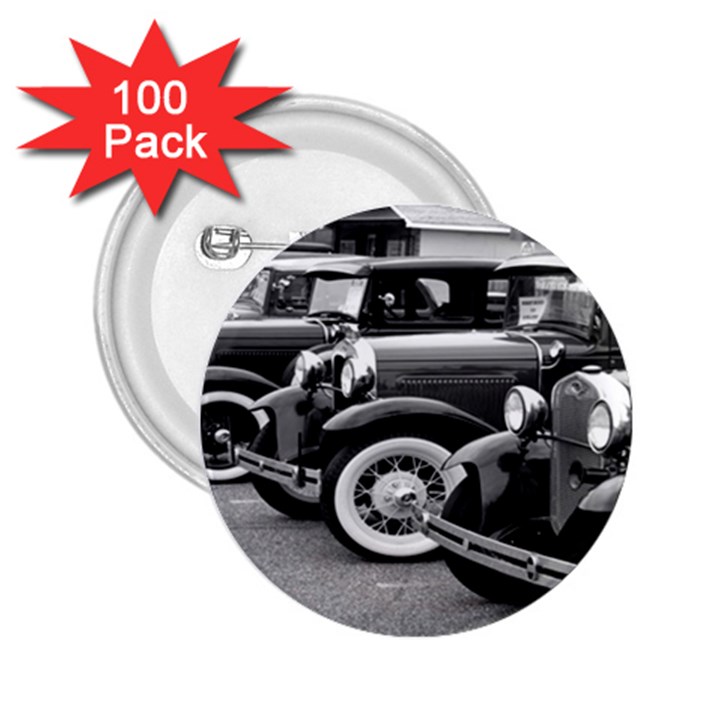 Vehicle Car Transportation Vintage 2.25  Buttons (100 pack) 