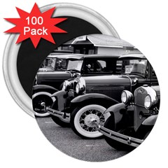 Vehicle Car Transportation Vintage 3  Magnets (100 Pack) by Nexatart