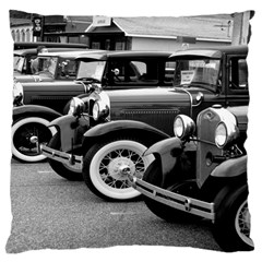 Vehicle Car Transportation Vintage Large Cushion Case (two Sides) by Nexatart