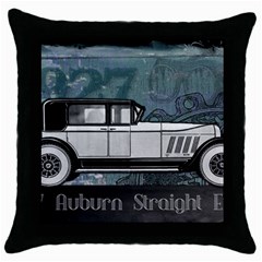 Vintage Car Automobile Auburn Throw Pillow Case (black) by Nexatart