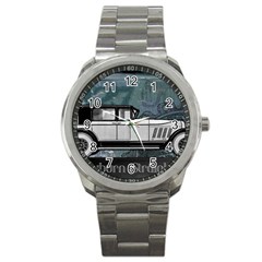 Vintage Car Automobile Auburn Sport Metal Watch by Nexatart