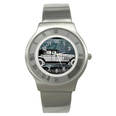 Vintage Car Automobile Auburn Stainless Steel Watch by Nexatart