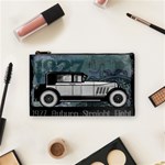 Vintage Car Automobile Auburn Cosmetic Bag (Small)  Front