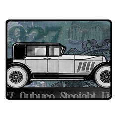 Vintage Car Automobile Auburn Fleece Blanket (small)