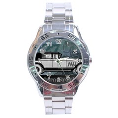 Vintage Car Automobile Auburn Stainless Steel Analogue Watch by Nexatart