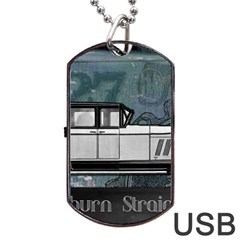 Vintage Car Automobile Auburn Dog Tag Usb Flash (one Side) by Nexatart