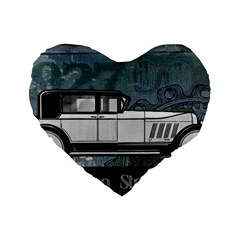 Vintage Car Automobile Auburn Standard 16  Premium Heart Shape Cushions by Nexatart