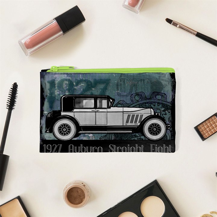 Vintage Car Automobile Auburn Cosmetic Bag (XS)