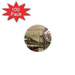 Train Vintage Tracks Travel Old 1  Mini Magnets (100 pack) 