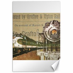 Train Vintage Tracks Travel Old Canvas 20  x 30  