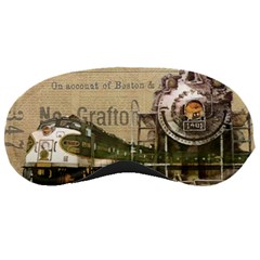 Train Vintage Tracks Travel Old Sleeping Masks by Nexatart