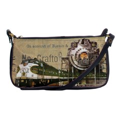 Train Vintage Tracks Travel Old Shoulder Clutch Bags