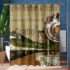 Train Vintage Tracks Travel Old Shower Curtain 60  x 72  (Medium) 