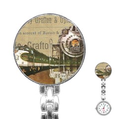 Train Vintage Tracks Travel Old Stainless Steel Nurses Watch by Nexatart