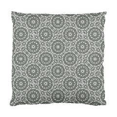 Grey Ornate Decorative Pattern Standard Cushion Case (one Side) by dflcprints