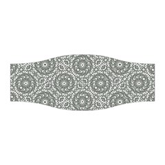 Grey Ornate Decorative Pattern Stretchable Headband by dflcprints