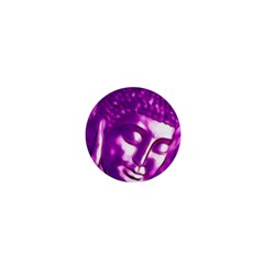 Purple Buddha Art Portrait 1  Mini Buttons by yoursparklingshop