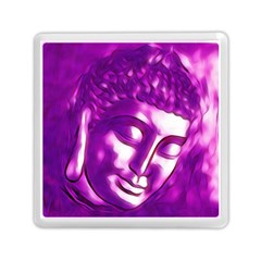 Purple Buddha Art Portrait Memory Card Reader (square)  by yoursparklingshop