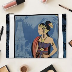 Java Indonesia Girl Headpiece Cosmetic Bag (xl) by Nexatart