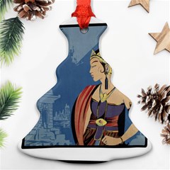 Java Indonesia Girl Headpiece Ornament (christmas Tree)  by Nexatart