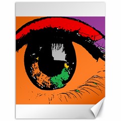 Eyes Makeup Human Drawing Color Canvas 18  X 24   by Nexatart