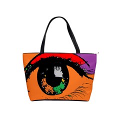 Eyes Makeup Human Drawing Color Shoulder Handbags by Nexatart