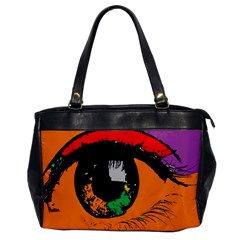 Eyes Makeup Human Drawing Color Office Handbags by Nexatart