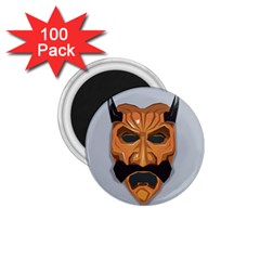 Mask India South Culture 1 75  Magnets (100 Pack)  by Nexatart