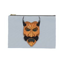 Mask India South Culture Cosmetic Bag (large)  by Nexatart