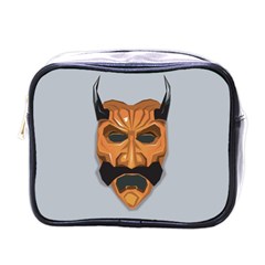 Mask India South Culture Mini Toiletries Bags by Nexatart