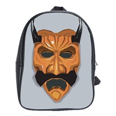 Mask India South Culture School Bag (xl) by Nexatart