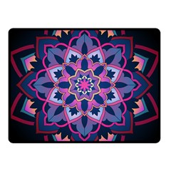 Mandala Circular Pattern Fleece Blanket (small)