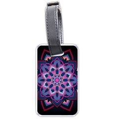 Mandala Circular Pattern Luggage Tags (one Side) 