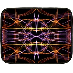 Wallpaper Abstract Art Light Double Sided Fleece Blanket (mini)  by Nexatart