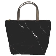 Black Marble Tiles Rock Stone Statues Bucket Bags by Nexatart