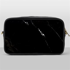 Black Marble Tiles Rock Stone Statues Toiletries Bags by Nexatart