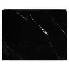 Black Marble Tiles Rock Stone Statues Cosmetic Bag (xxxl)  by Nexatart