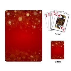 Background Abstract Christmas Playing Card by Nexatart