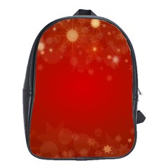 Background Abstract Christmas School Bag (xl) by Nexatart