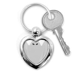 Ghost Halloween Spooky Horror Fear Key Chains (heart)  by Nexatart