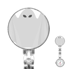 Ghost Halloween Spooky Horror Fear Stainless Steel Nurses Watch by Nexatart