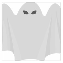 Ghost Halloween Spooky Horror Fear Large Satin Scarf (square) by Nexatart