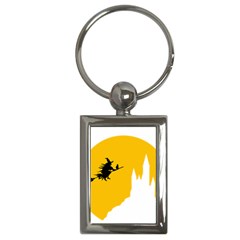 Castle Cat Evil Female Fictiona Key Chains (rectangle)  by Nexatart